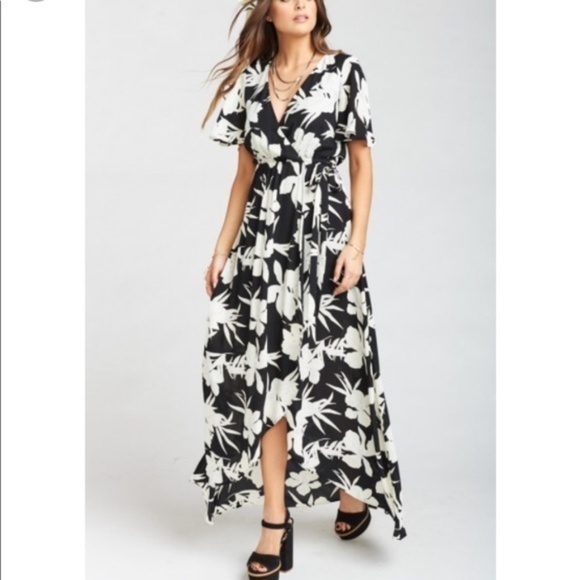 NEW‎ Show me your mumu sophia wrap maxi dress - Picture 1 of 5
